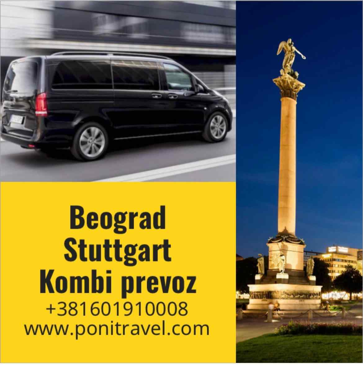 Kombi prevoz - Štutgart, Nemačka - putujte sa Poni Travel